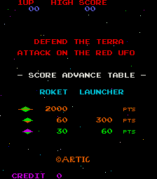 DEFEND THE TERRA ATTACK ON THE RED UFO