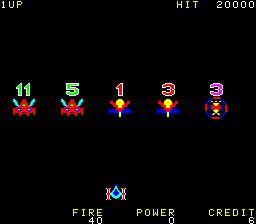UNKNOWN 'SPACE INVADERS' GAMBLING GAME