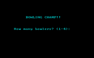 Bowling Champ!!