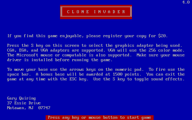 Clone Invader