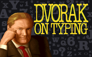 Dvorak on Typing