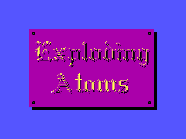 Exploding Atoms