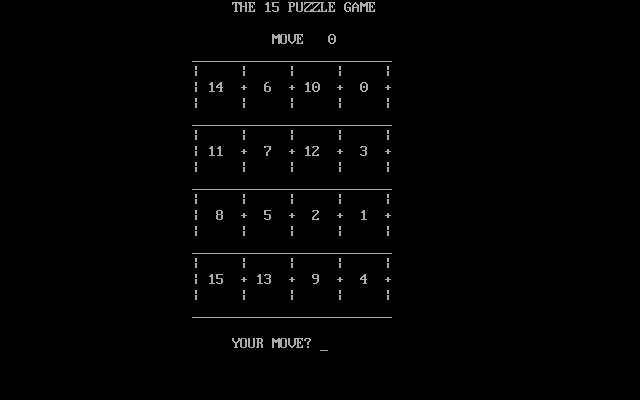 Fifteen Puzzle