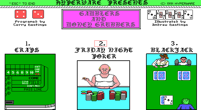 Gamblers and Money Grubbers