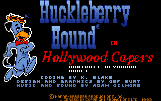 Huckleberry Hound in Hollywood Capers