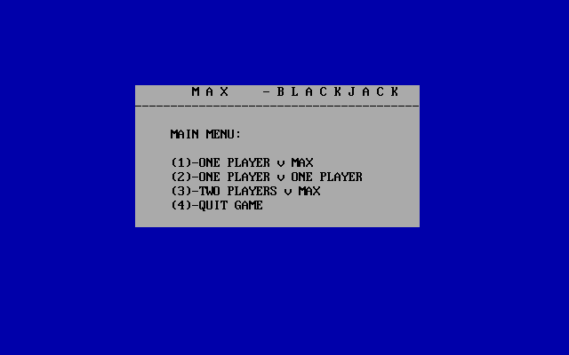 Max Blackjack