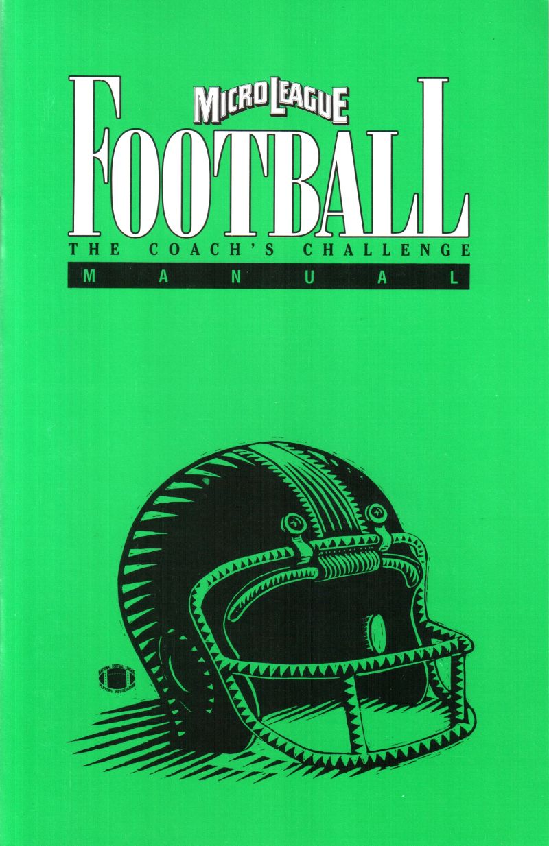 MicroLeague Football: The Coach's Challenge