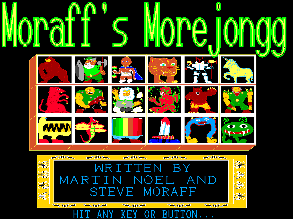 Moraff's Morejongg