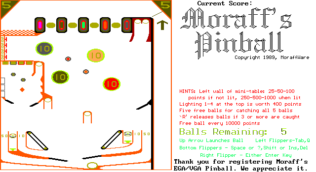 Moraff's Pinball