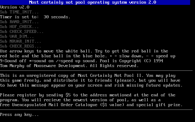 Most Certainly Not Pool II