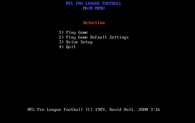 NFL Pro League Football