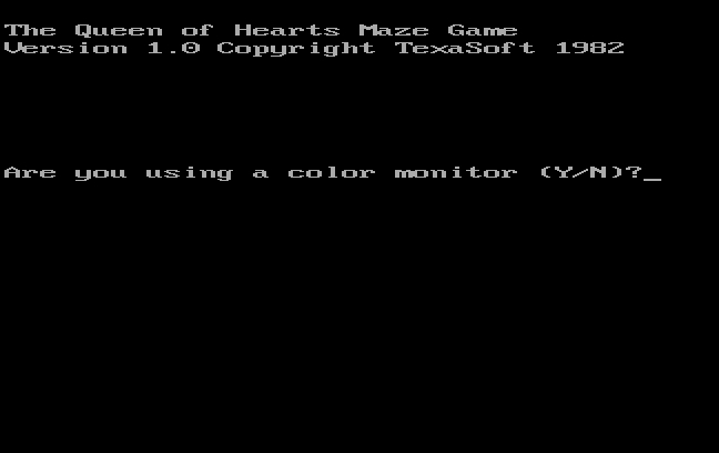 The Queen of Hearts Maze Game