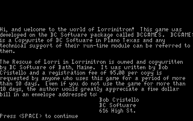 The Rescue of Lorri in Lorrinitron