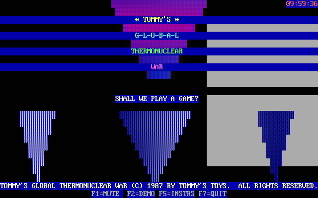 Tommy's Global Thermonuclear War