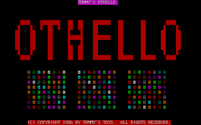 Tommy's Othello