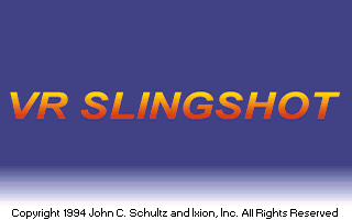 VR Slingshot