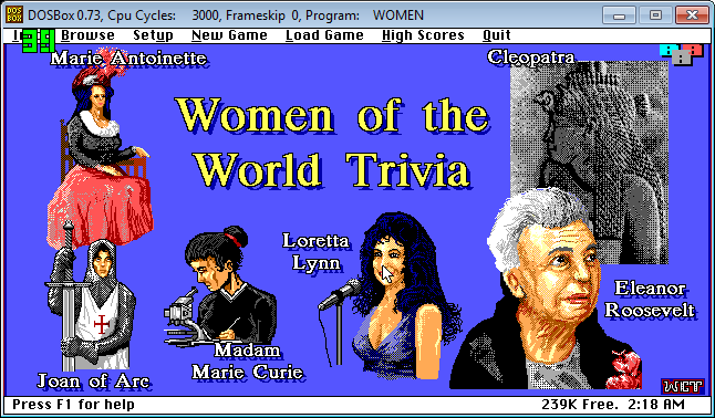 Women of the World Trivia