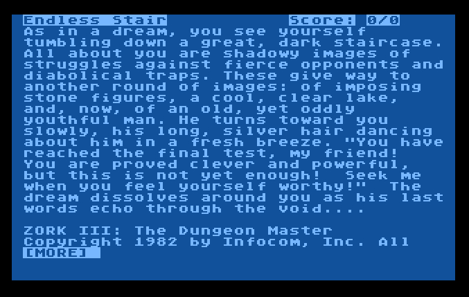 Zork III: The Dungeon Master